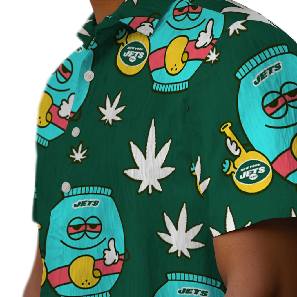 New York Jets Hawaiian Shirt - Chill Vibe | Moonbestprint