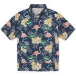 New York Jets Hawaiian Shirt - Flamingo Hibiscus | Moonbestprint