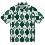 New York Jets Hawaiian Shirt - Golfing Plaid | Moonbestprint