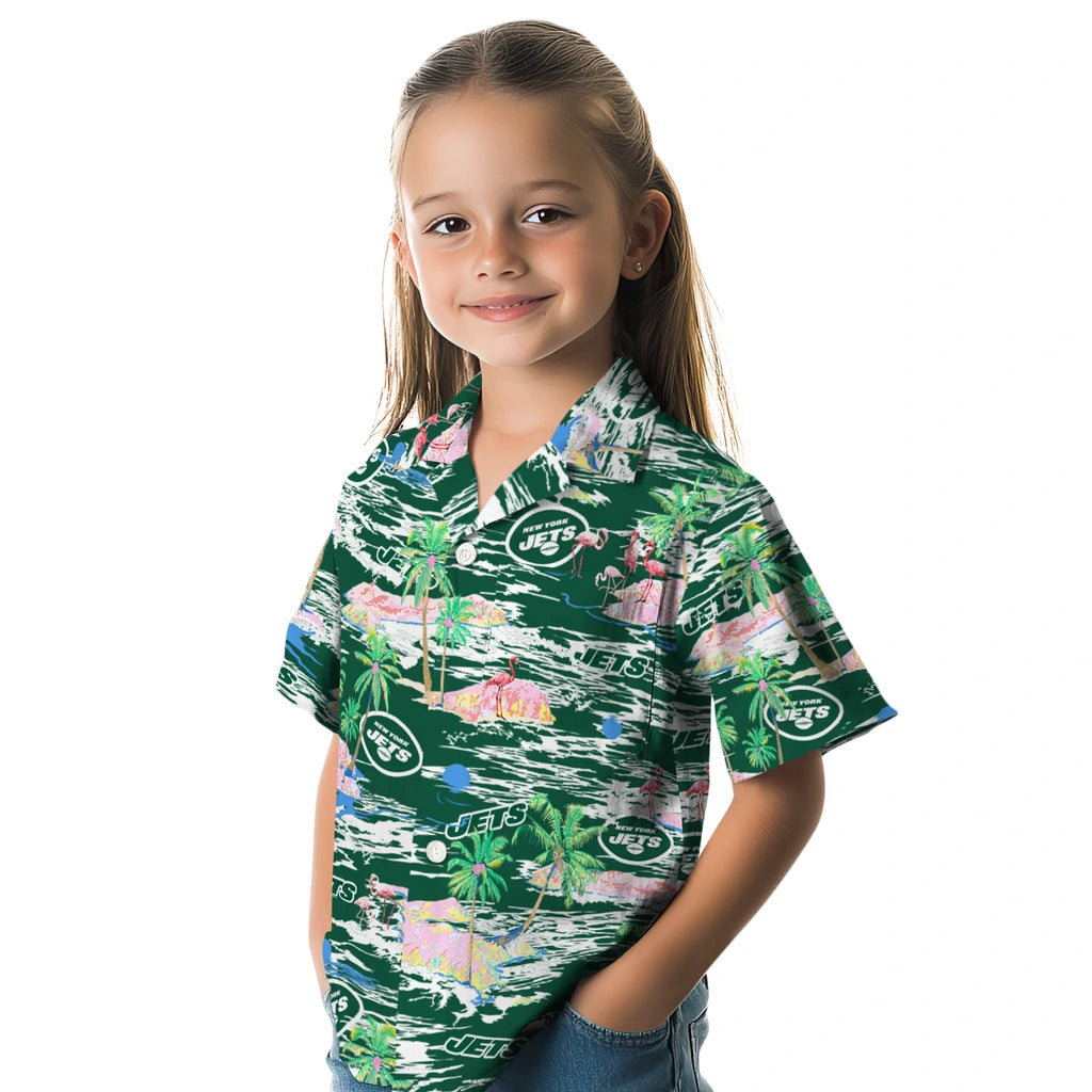 New York Jets Hawaiian Shirt - Hawaii Island | Moonbestprint