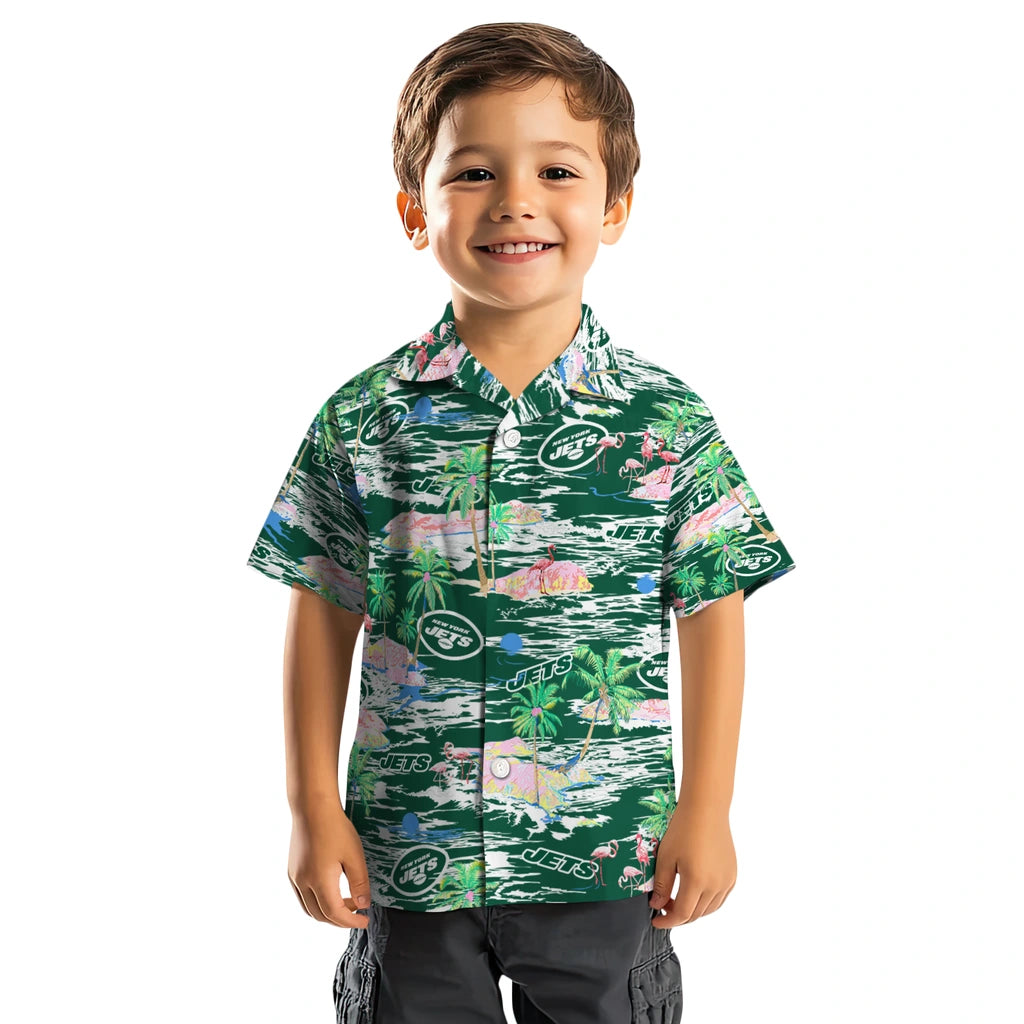 New York Jets Hawaiian Shirt - Hawaii Island | Moonbestprint