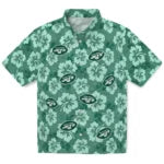 New York Jets Hawaiian Shirt - Hibiscus Cluster | Moonbestprint