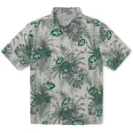 New York Jets Hawaiian Shirt - Hibiscus Designs | Moonbestprint