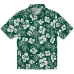 New York Jets Hawaiian Shirt - Hibiscus Flower Design | Moonbestprint