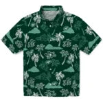 New York Jets Hawaiian Shirt - Palm And Clouds | Moonbestprint