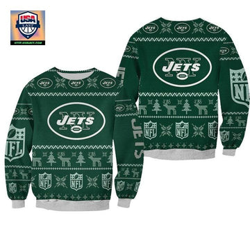 New York Jets Nfl Ugly Sweater Christmas 3D Sweater ? Usalast