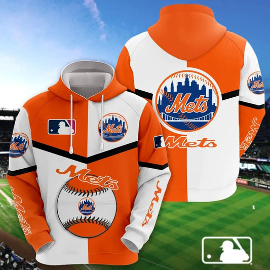 New York Mets 3D MLB All Over Print Hoodie -Moonbestprint