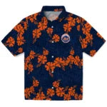 New York Mets Hawaiian Shirt - 50th State Flower | Moonbestprint