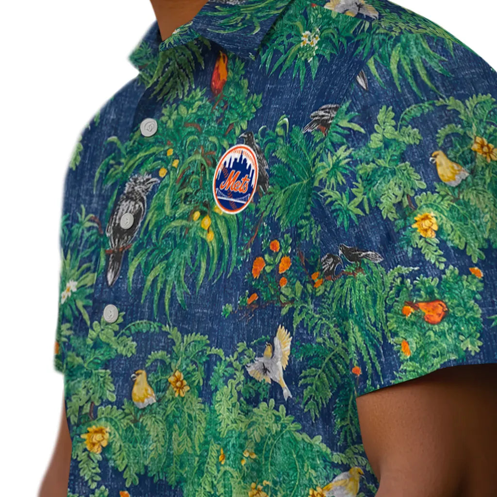 New York Mets Hawaiian Shirt - Bird Canopy | Moonbestprint