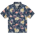 New York Mets Hawaiian Shirt - Flamingo Hibiscus | Moonbestprint