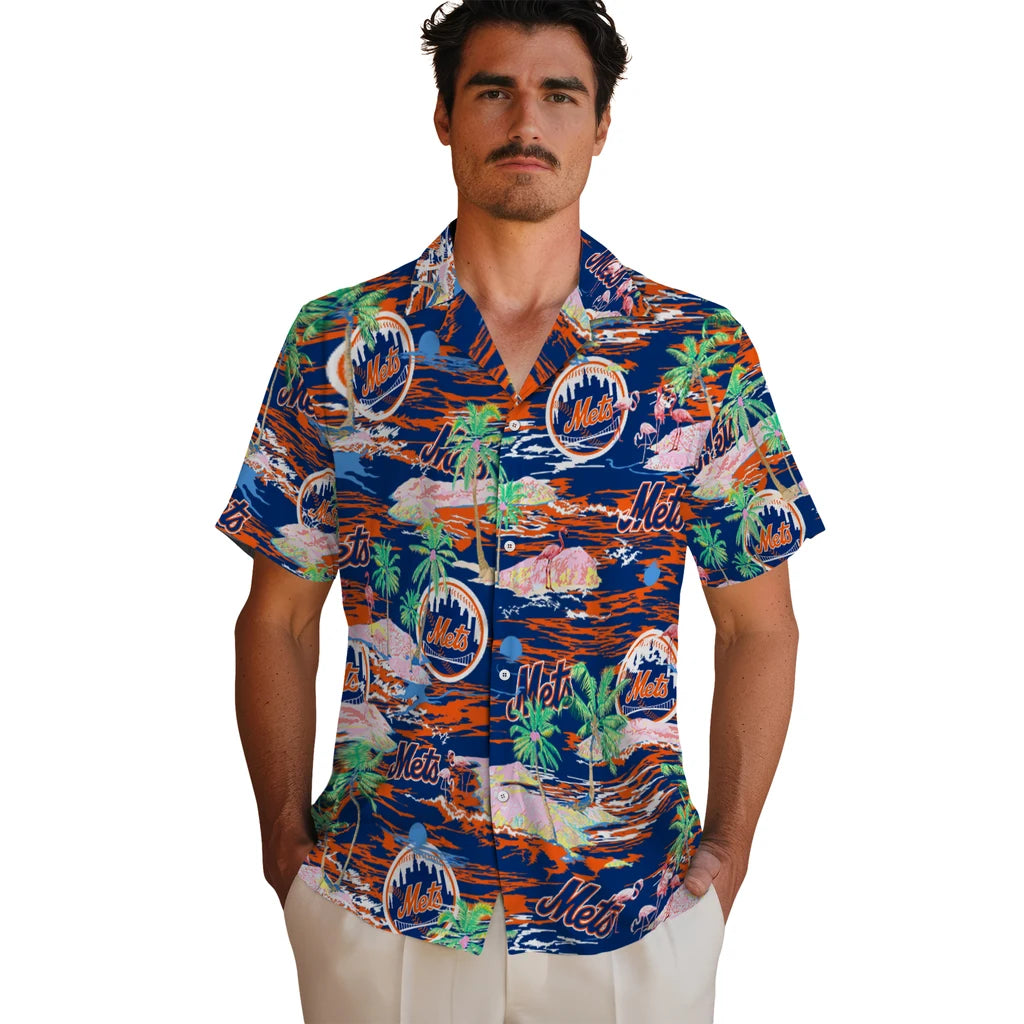 New York Mets Flamingo Retreat 2026 Hawaiian Shirt – Moonbestprint