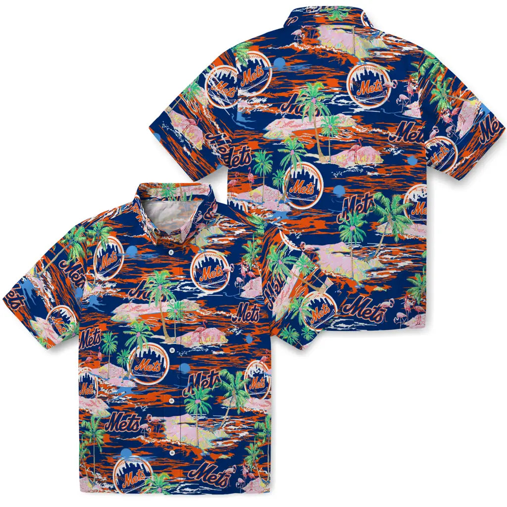 New York Mets Flamingo Retreat 2026 Hawaiian Shirt – Moonbestprint