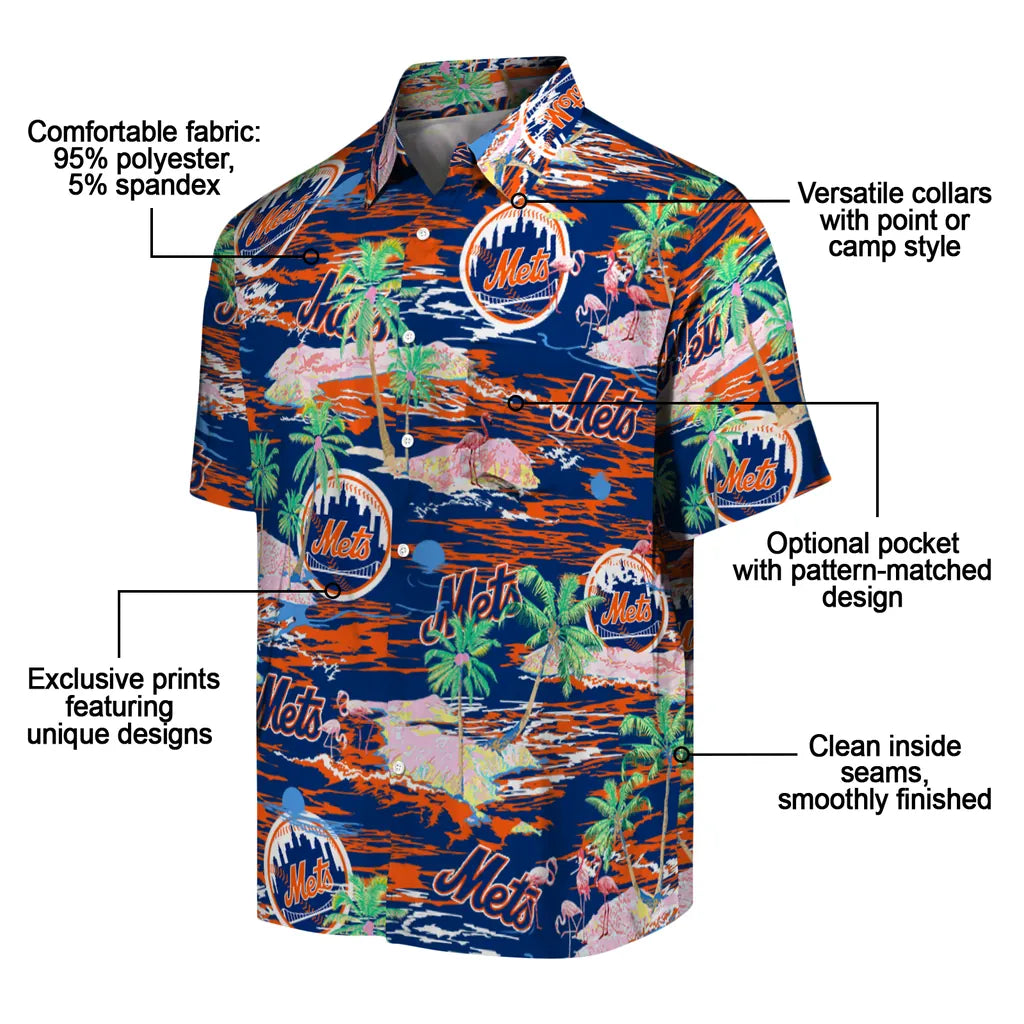 New York Mets Flamingo Retreat 2026 Hawaiian Shirt – Moonbestprint
