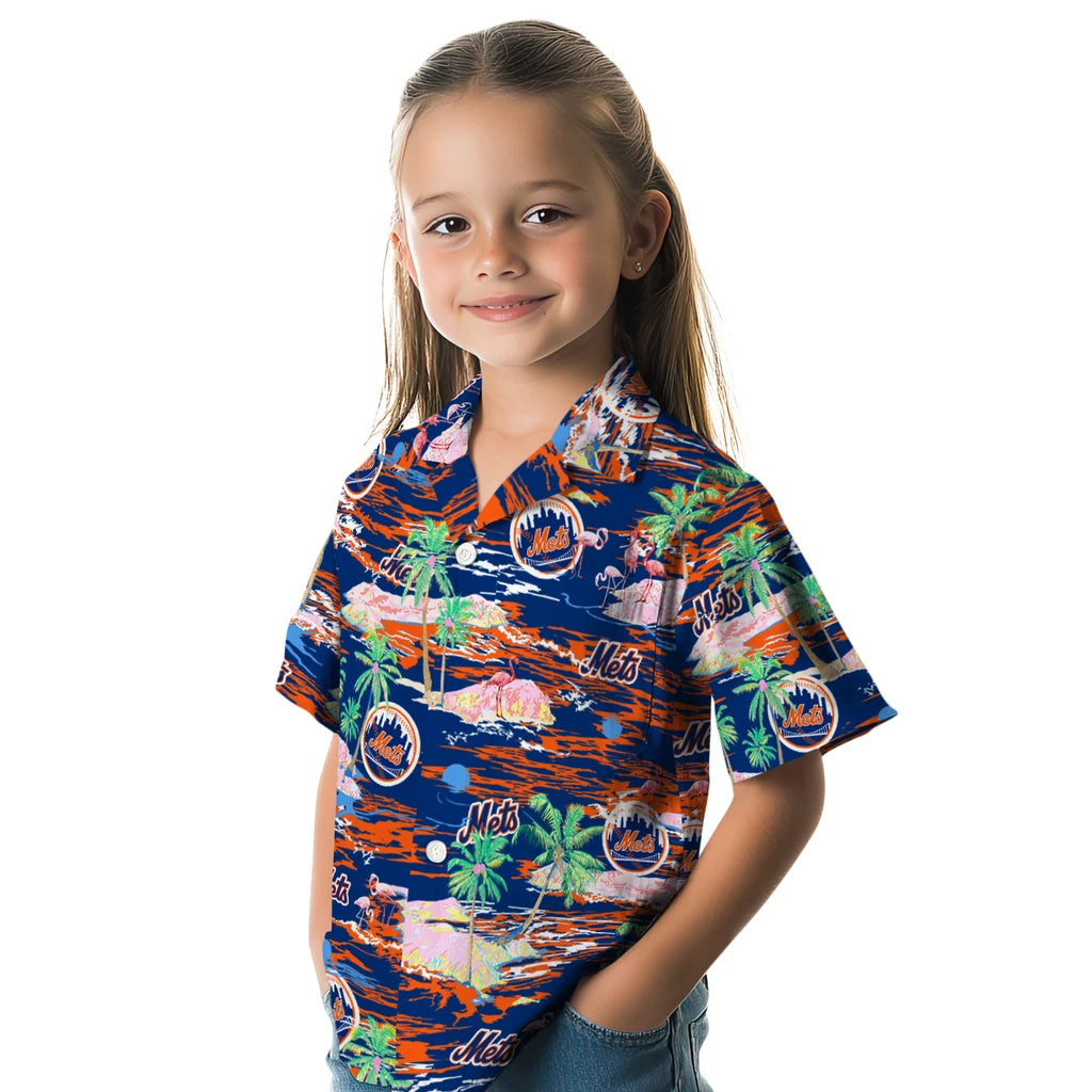New York Mets Hawaiian Shirt - Hawaii Island | Moonbestprint