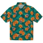 New York Mets Hawaiian Shirt - Hibiscus and Palm Leaves | Moonbestprint