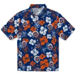 New York Mets Hawaiian Shirt - Hibiscus Flower Design | Moonbestprint