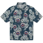 New York Mets Hawaiian Shirt - Hibiscus Flowers | Moonbestprint