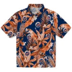 New York Mets Hawaiian Shirt - Palm Leaves | Moonbestprint