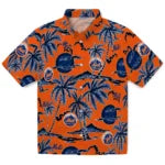 New York Mets Hawaiian Shirt - Palm Sunset | Moonbestprint