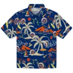 New York Mets Hawaiian Shirt - Palm Tree Island | Moonbestprint