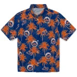 New York Mets Hawaiian Shirt - Palm Tree Motif | Moonbestprint