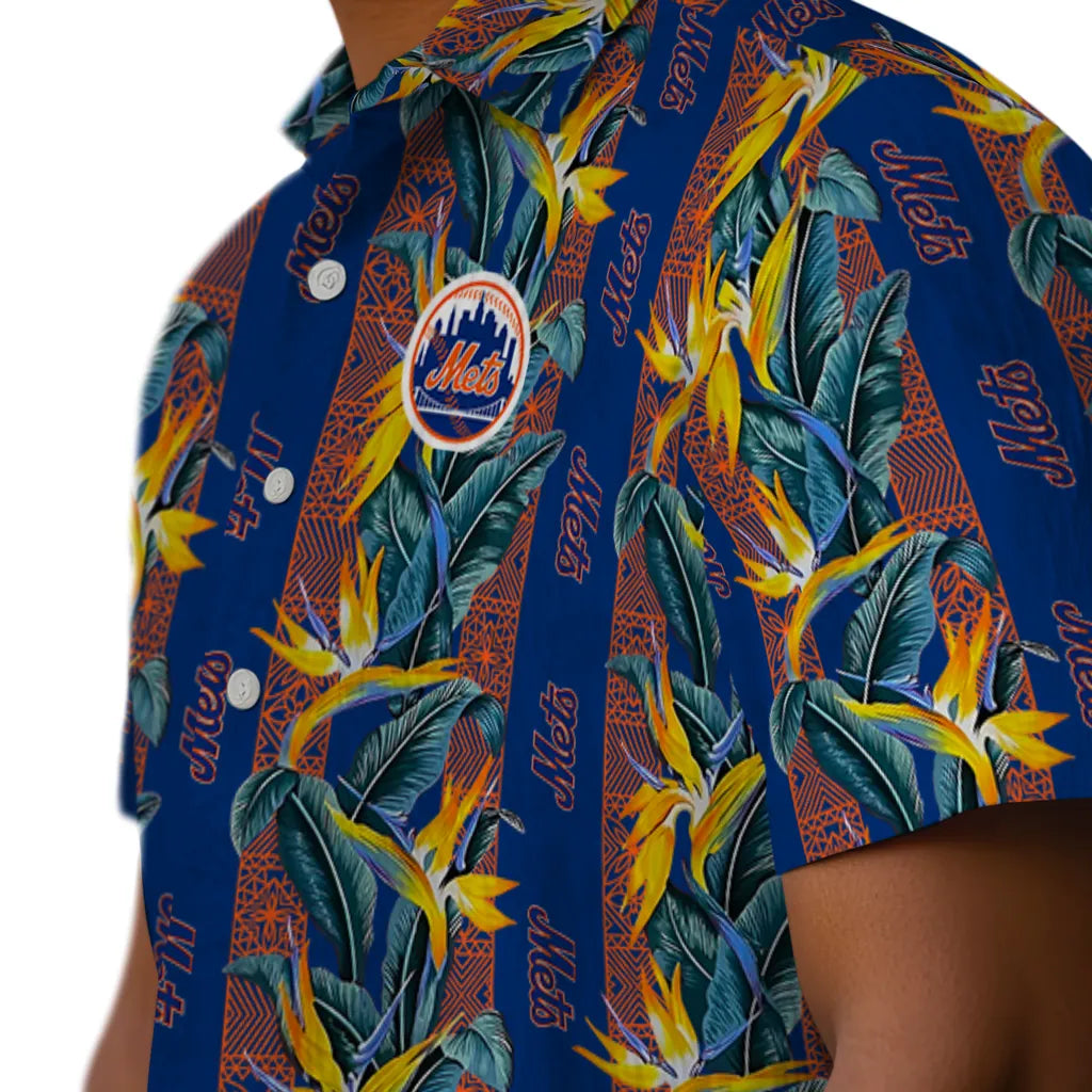 New York Mets Hawaiian Shirt - Paradise Vines | Moonbestprint