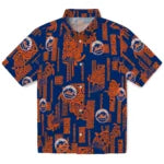 New York Mets Hawaiian Shirt - Turtle Lines | Moonbestprint