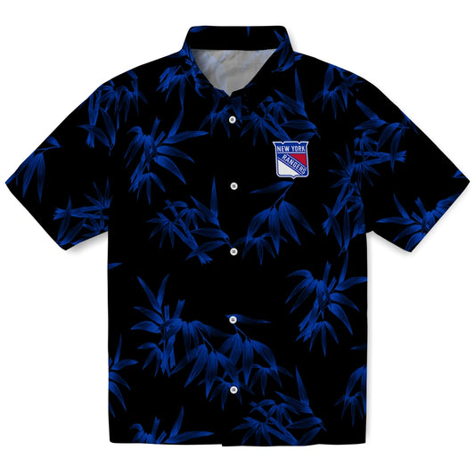 New York Rangers Hawaiian Shirt - Bamboo Branches | Moonbestprint