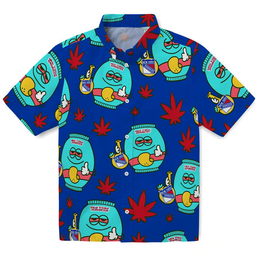 New York Rangers Hawaiian Shirt - Chill Vibe | Moonbestprint