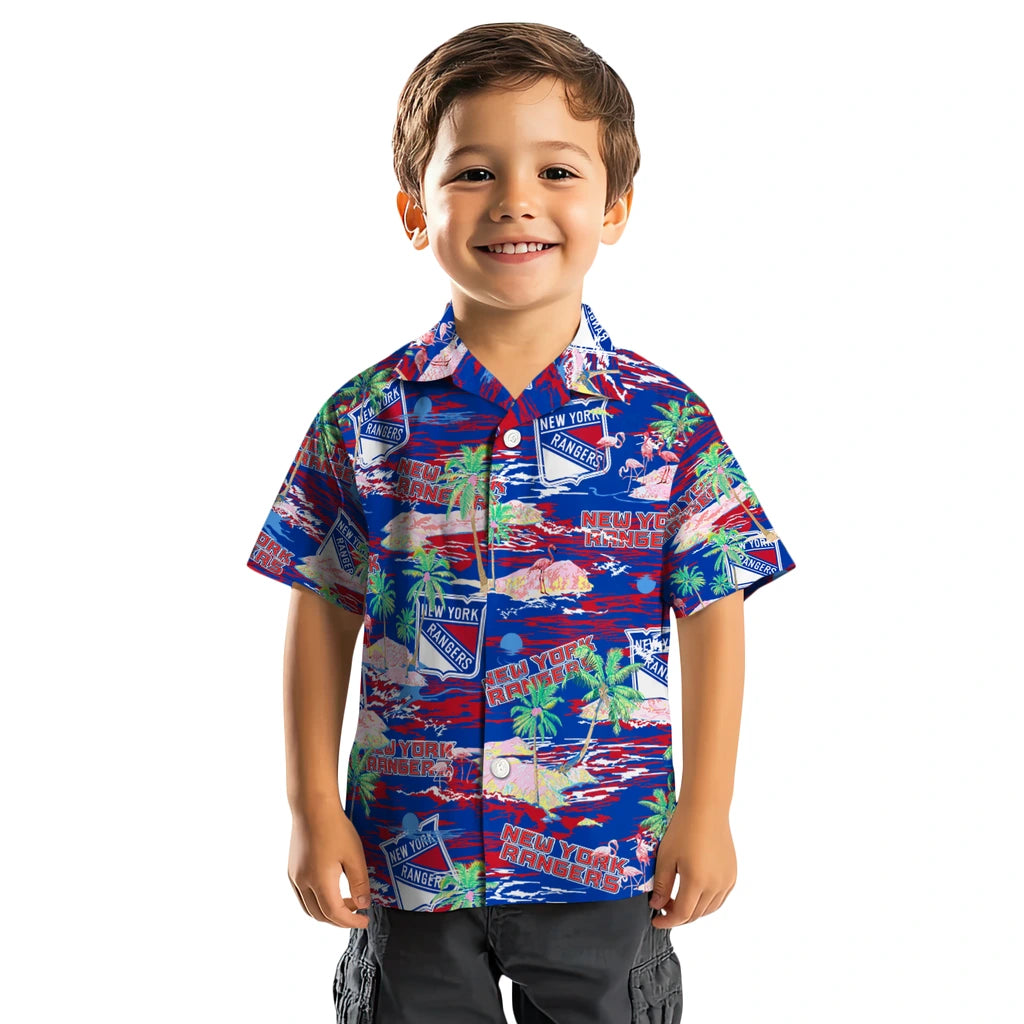 New York Rangers Flamingo Retreat 2026 Hawaiian Shirt – Moonbestprint