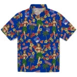 New York Rangers Hawaiian Shirt - Hawaiian Girls Design | Moonbestprint