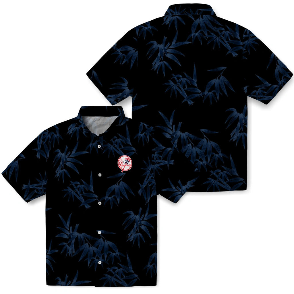 New York Yankees Hawaiian Shirt - Bamboo Branches | Moonbestprint