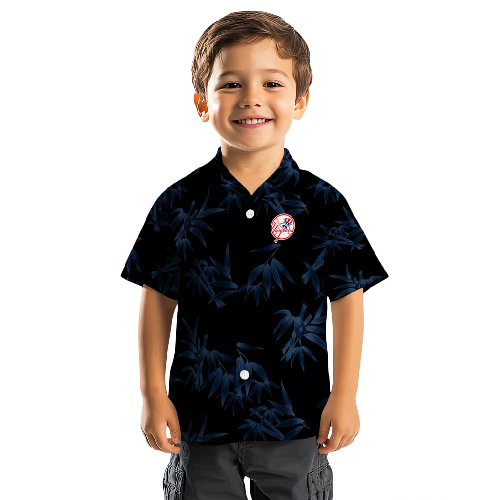 New York Yankees Hawaiian Shirt - Bamboo Branches | Moonbestprint