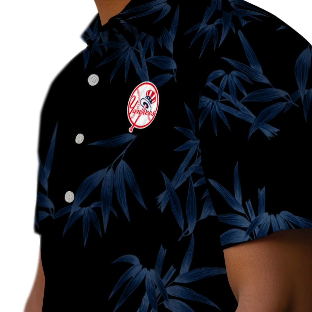 New York Yankees Hawaiian Shirt - Bamboo Branches | Moonbestprint