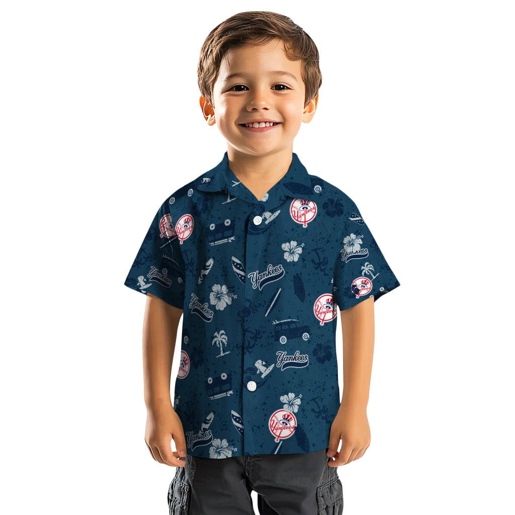 New York Yankees Hawaiian Shirt - Beach Vibe | Moonbestprint