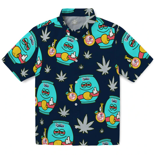 New York Yankees Hawaiian Shirt - Chill Vibe | Moonbestprint