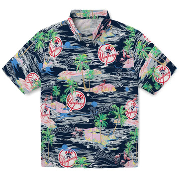 New York Yankees Flamingo Retreat 2026 Hawaiian Shirt – Moonbestprint