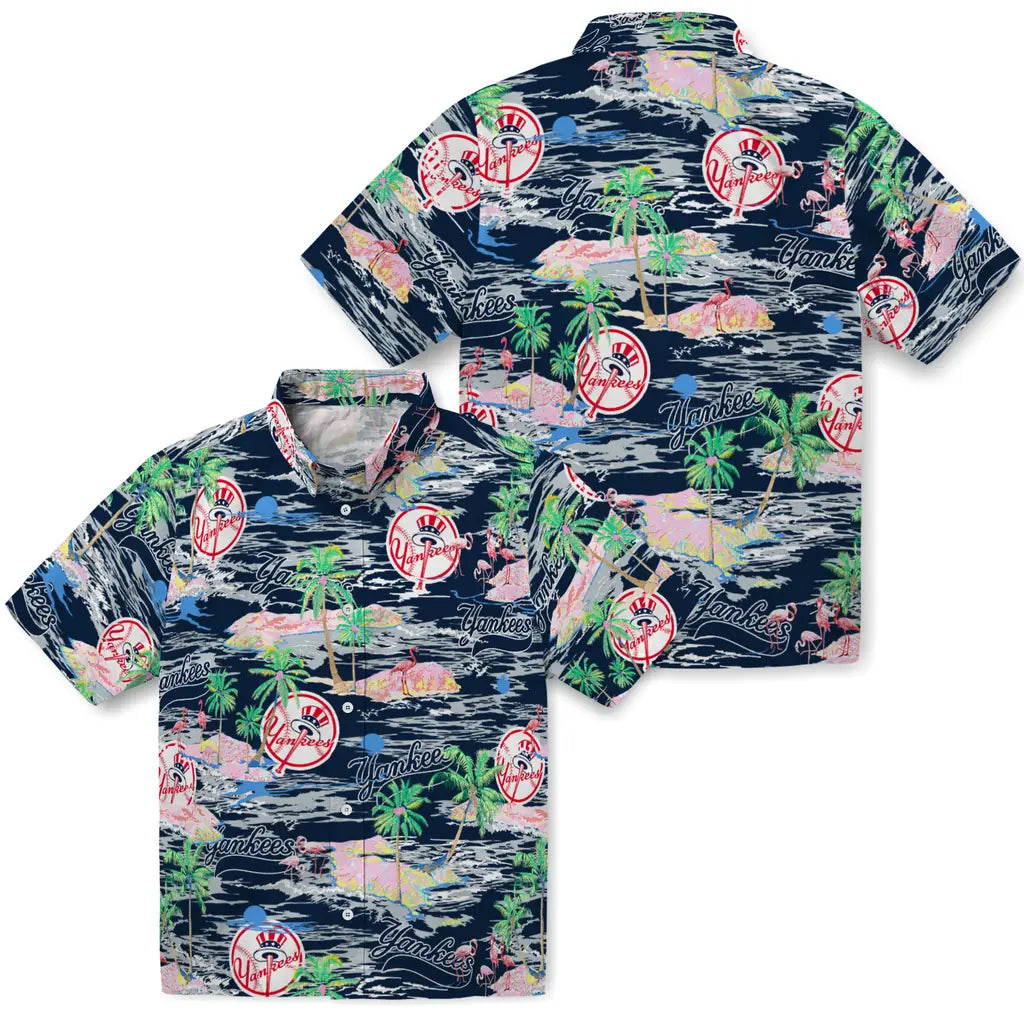 New York Yankees Flamingo Retreat 2026 Hawaiian Shirt – Moonbestprint