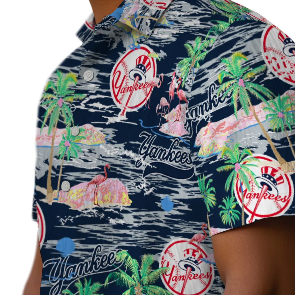 New York Yankees Flamingo Retreat 2026 Hawaiian Shirt – Moonbestprint