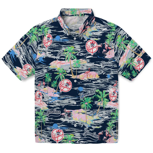 New York Yankees Hawaiian Shirt - Hawaii Island | Moonbestprint