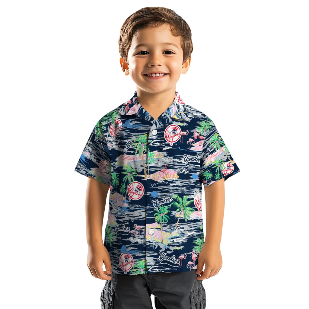 New York Yankees Hawaiian Shirt - Hawaii Island | Moonbestprint
