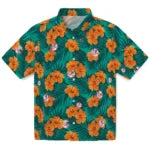 New York Yankees Hawaiian Shirt - Hibiscus and Palm Leaves | Moonbestprint