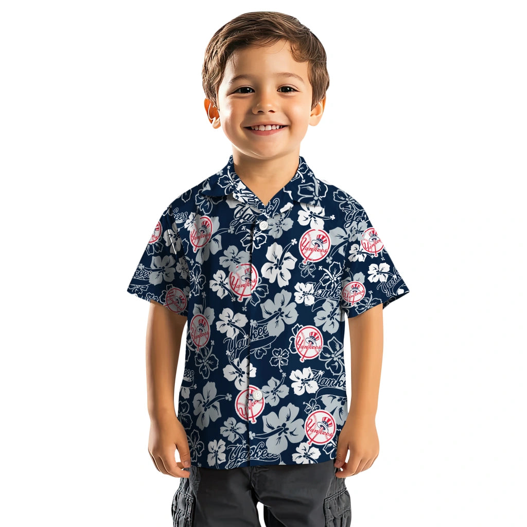 New York Yankees Hibiscus Bloom Hawaiian Shirt – Moonbestprint