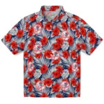 New York Yankees Hawaiian Shirt - Hibiscus Fiesta | Moonbestprint