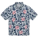 New York Yankees Hawaiian Shirt - Hibiscus Motif | Moonbestprint