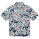 New York Yankees Hawaiian Shirt - Hibiscus Overlay | Moonbestprint