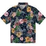 New York Yankees Hawaiian Shirt - Hibiscus Tiki Jungle | Moonbestprint