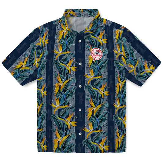 New York Yankees Hawaiian Shirt - Paradise Vines | Moonbestprint