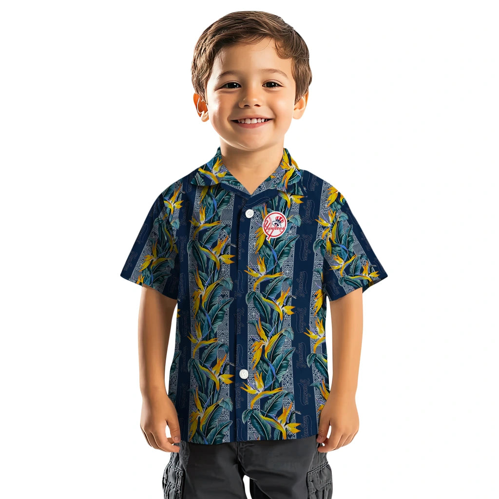 New York Yankees Hawaiian Shirt - Paradise Vines | Moonbestprint