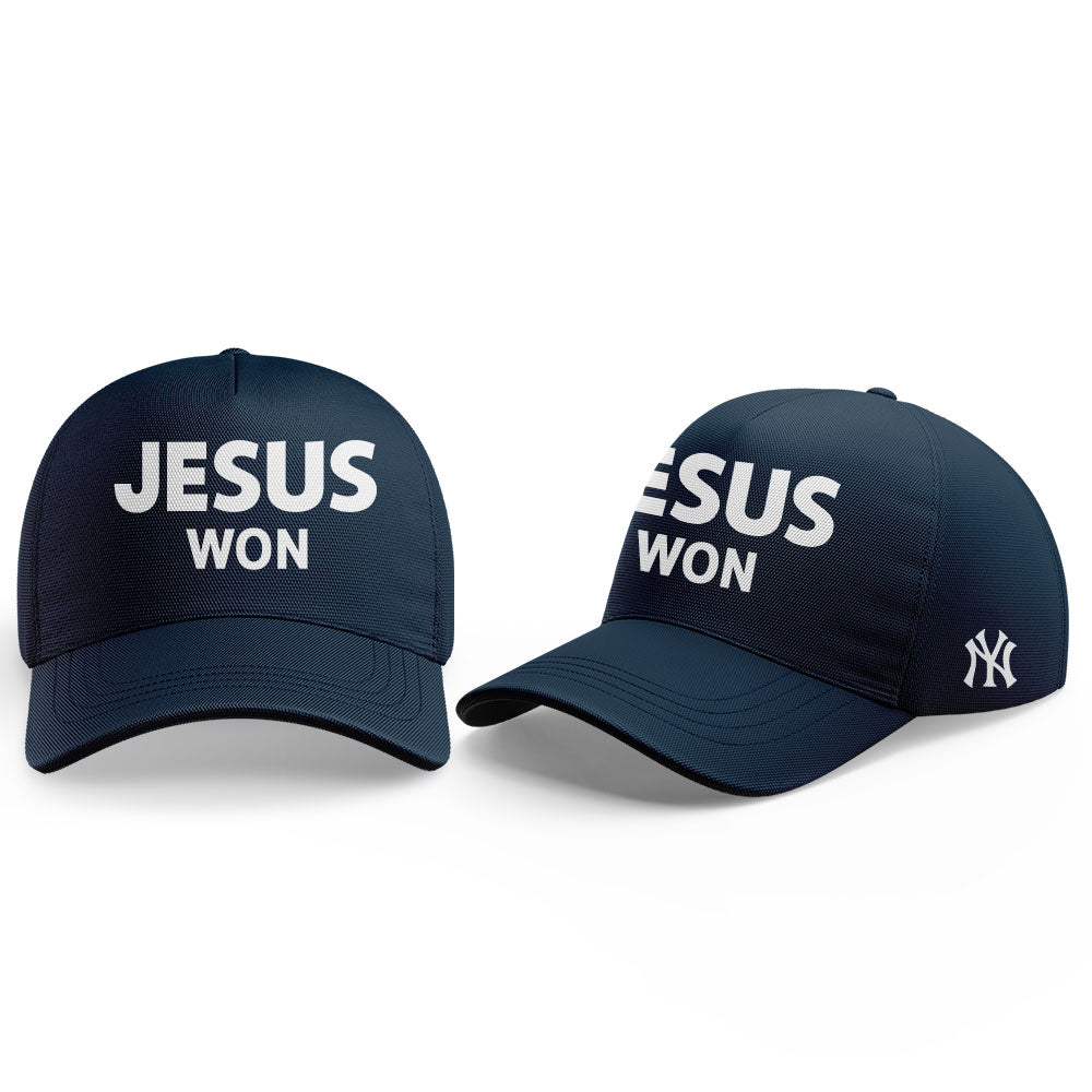 New York Yankees JESUS WON 2025 Limited Edition T-Shirt | FP60 Moonbestprint